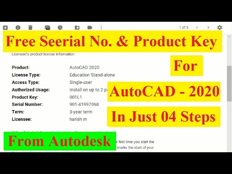 autocad serial number